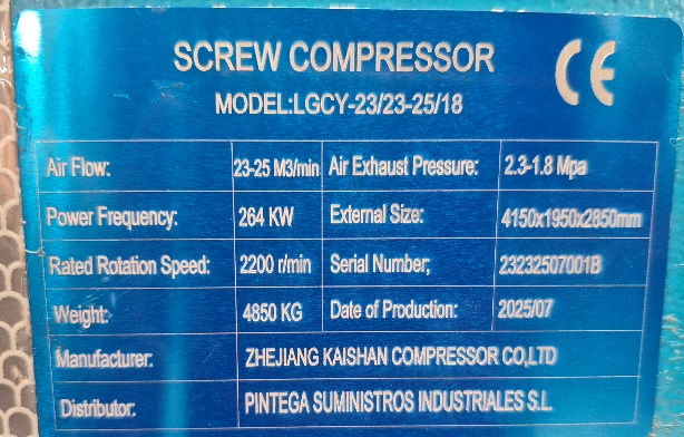 Compresor KAISHAN LGCY-23/23-25/18K · imagen 1