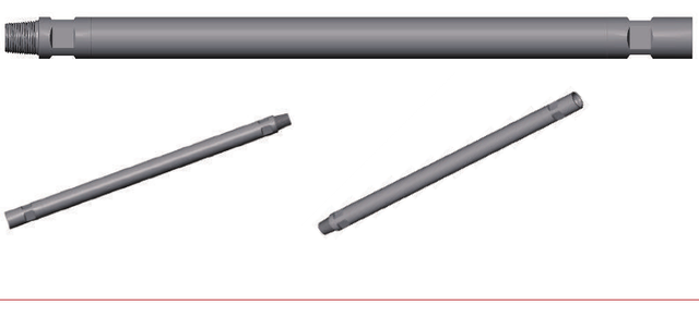 Adaptador y varilla de perforación
